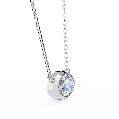 Erika - Bezel-Set Marquise Solitaire Diamond Pendant