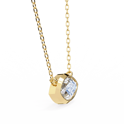 Erika - Bezel-Set Marquise Solitaire Diamond Pendant