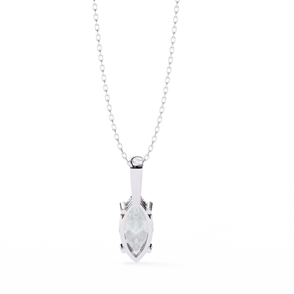 Ines - Marquise-Cut Solitaire Pendant
