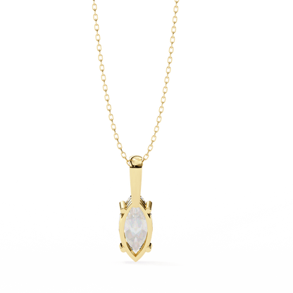 Ines - Marquise-Cut Solitaire Pendant