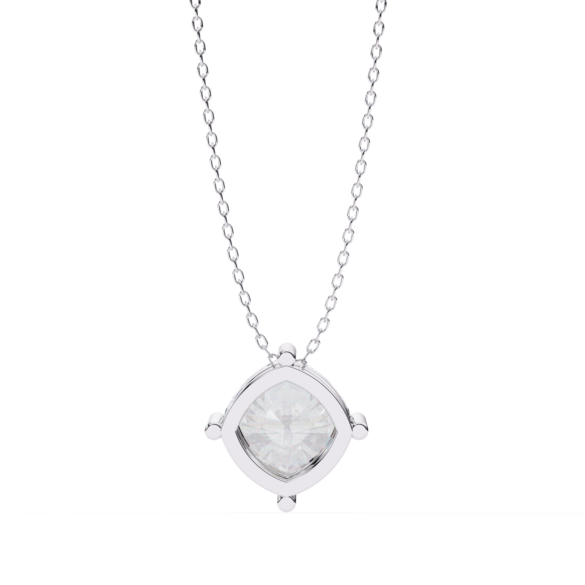 Julia Basket Set Solitaire Pendant by Carat House Dubai featuring a sparkling solitaire gemstone in a delicate basket setting.