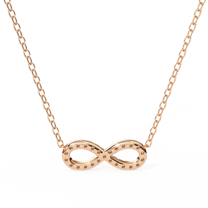 Imani – Round Diamond Infinity Pendant