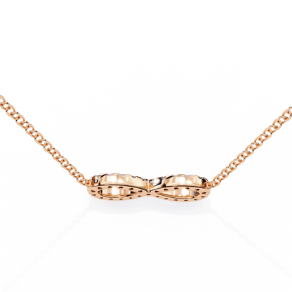 Imani – Round Diamond Infinity Pendant