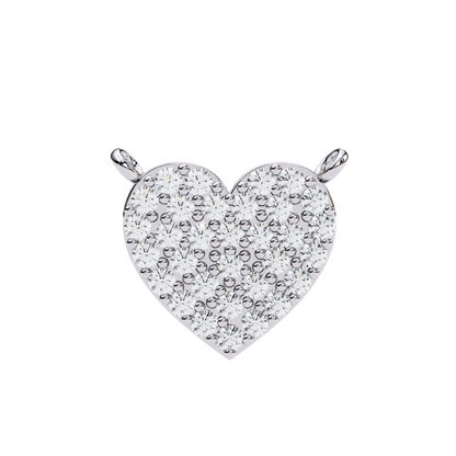 Kaitlyn – Pave Heart Diamond Pendant