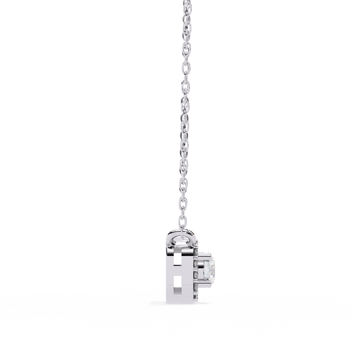 Mandy – Halo Diamond Pendant