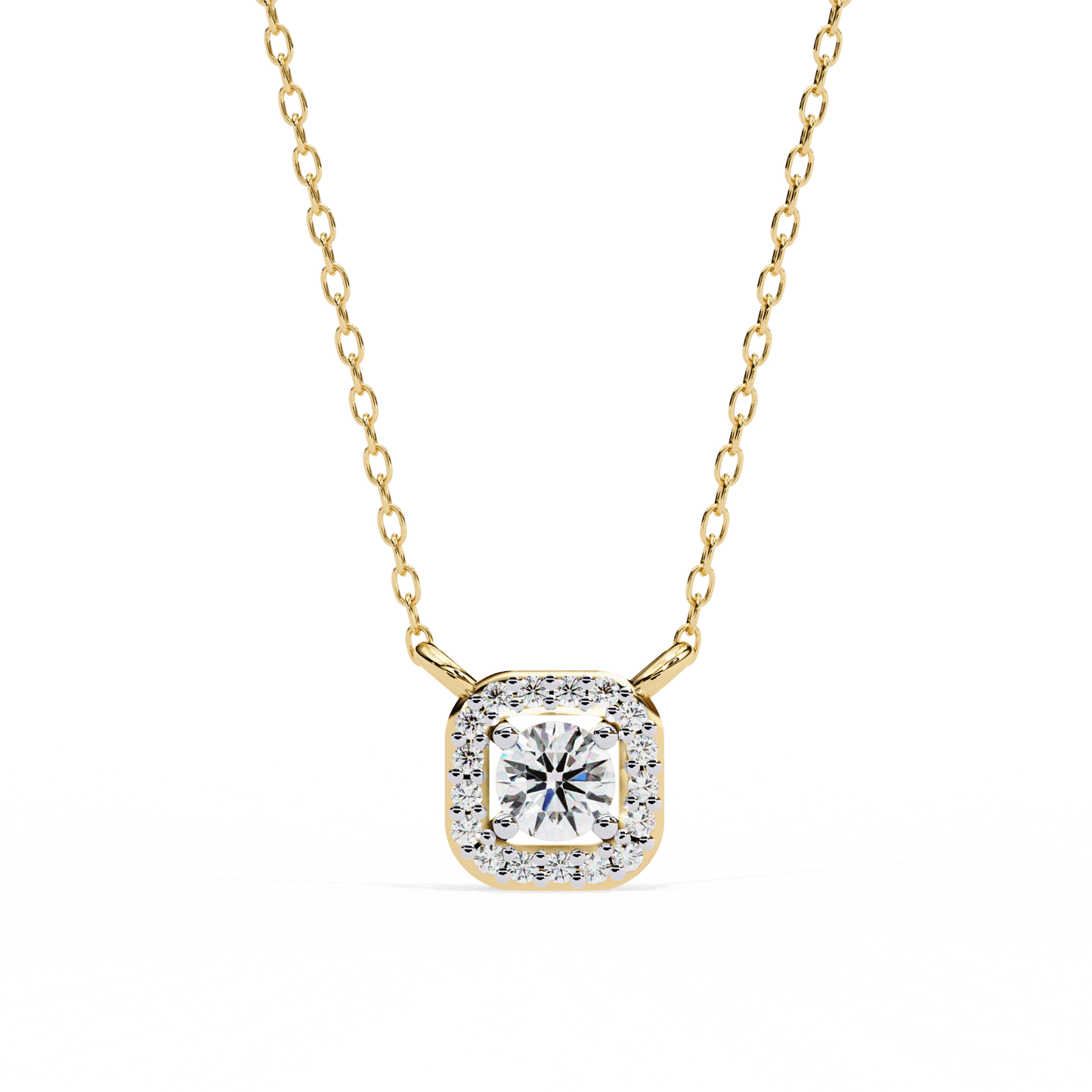 Mandy – Halo Diamond Pendant