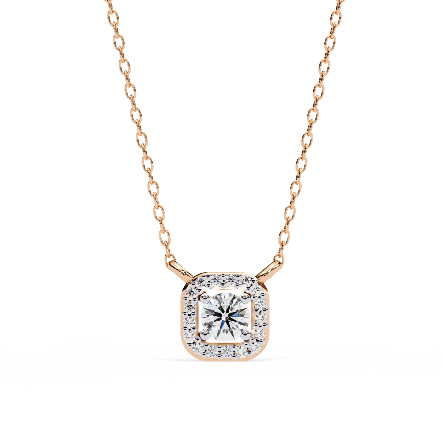 Mandy – Halo Diamond Pendant