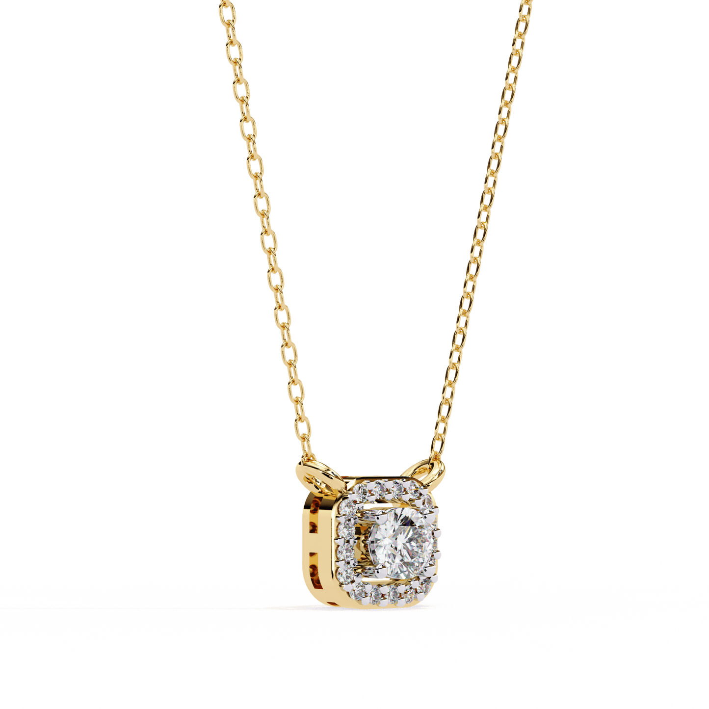 Mandy – Halo Diamond Pendant