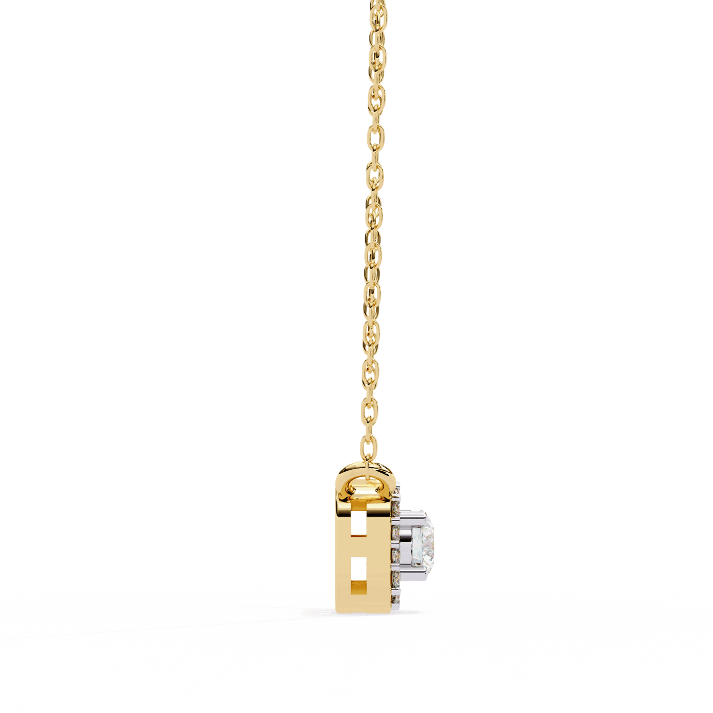 Mandy – Halo Diamond Pendant