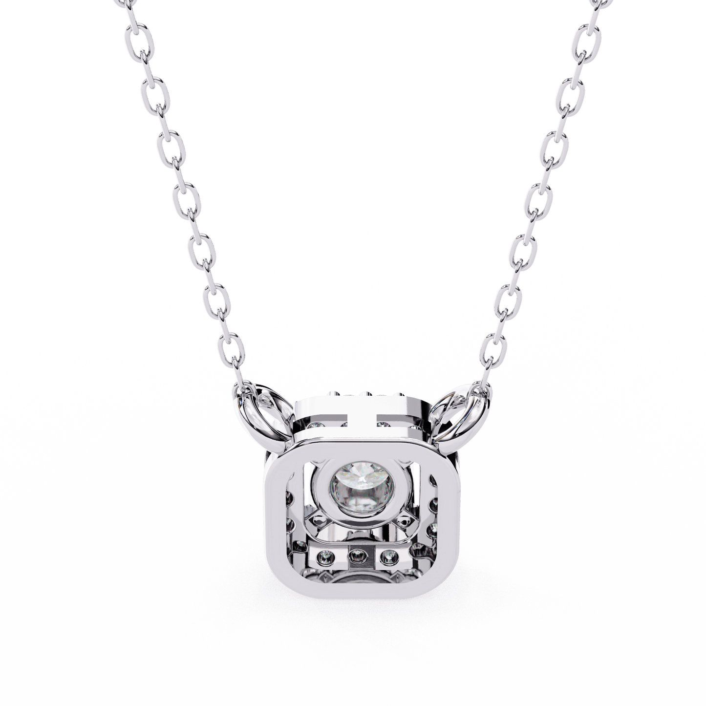 Mandy – Halo Diamond Pendant