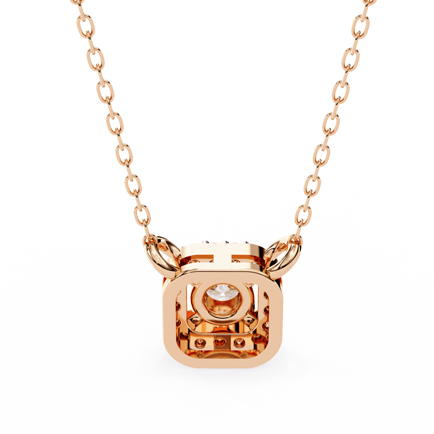 Mandy – Halo Diamond Pendant