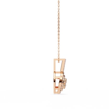 Neha – Illusion Cluster Double Halo Pendant