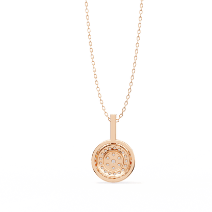 Neha – Illusion Cluster Double Halo Pendant