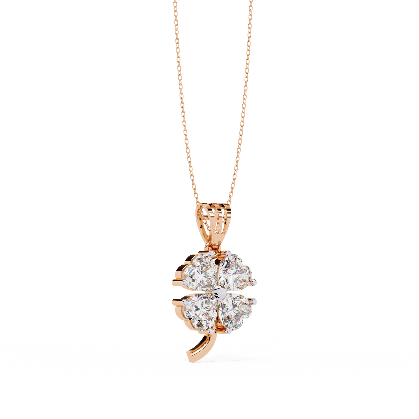 Clover - Lucky In Love diamond Pendant