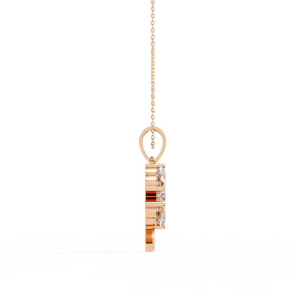 Clover - Lucky In Love diamond Pendant