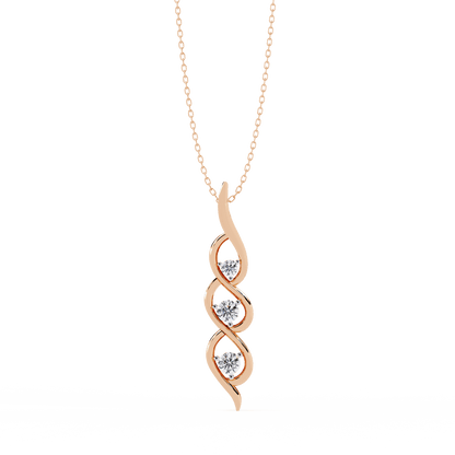 Adana – Tranquil Flow Diamond Pendant