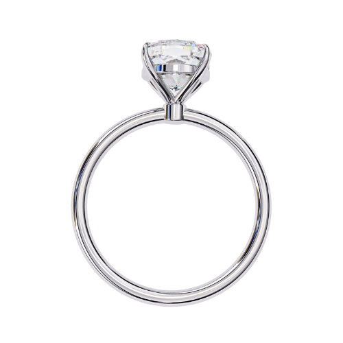 Indigo — Cushion cut lab grown and natural diamond engagement ring — solitaire — Carat House
