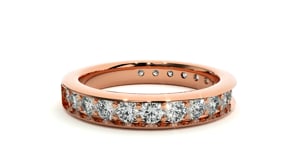 Luciana – The Channel-Set Shared Prong Eternity Band