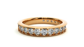 Luciana – The Channel-Set Shared Prong Eternity Band