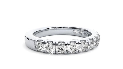 Marina- The Half Pavé Diamond Band