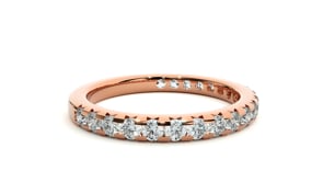 Renata – 3/4 Pavé Eternity Diamond Band