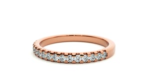 Soraya– 1/3 Pavé Eternity Diamond Band