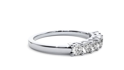 Fawn – Seven-Stone Basket Set Diamond Band