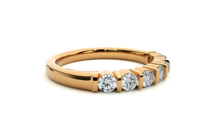 Kiera – Seven-Stone Bar Set Diamond Band