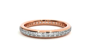Vanessa – Princess-Cut Diamond Channel-Set Full Eternity Band