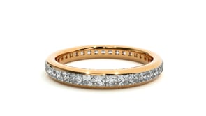 Vanessa – Princess-Cut Diamond Channel-Set Full Eternity Band