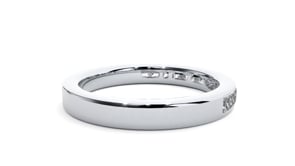 Gabriella – 1/3 Channel-Set Princess-Cut Diamond Band