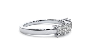 Fiorella - Five-Stone Princess Cut Basket Setting Ring