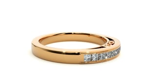 Elisa – 1/3 Channel-Set  Princess Band with Filigree Detailing