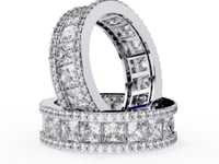 Venice – Princess-Cut Diamond Eternity Band