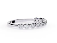 Maura – Bezel-Set Round Diamond Band