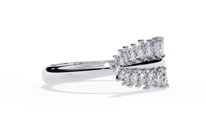 Serene- Sculptural Marquise Diamond Statement Ring