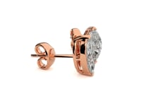 Ayana- Marquise-Cut Diamond Studs with V-Prong Basket Setting