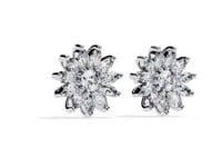 Vittoria – Marquise Petal Diamond Studs