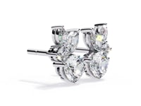 Saria – Marquise and Round Diamond Studs