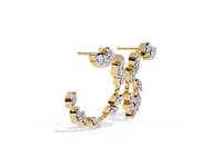 Avery – Marquise-Inspired Round Diamond Cluster Studs