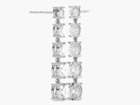 Olivia – Graduated Oval-Cut Diamond Drop Earrings