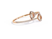 Sonya – Pavé Cluster Open Bangle