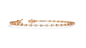 Vienna – Spaced Round Diamond Bangle