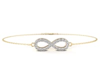 Selene – Diamond Eternity Pendant Bracelet