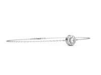 Teresa - Bezel-Set Halo Diamond Bracelet