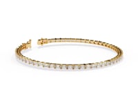 Ariane - East-West Emerald-Cut Diamond Tennis Bracelet