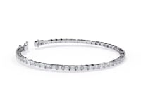 Ariane - East-West Emerald-Cut Diamond Tennis Bracelet