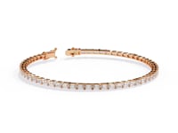 Ariane - East-West Emerald-Cut Diamond Tennis Bracelet