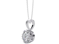 Kamaria - Triple Claw Round-Cut Solitaire Pendant
