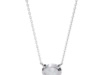 Katie – East West Oval-Cut Solitaire Pendant